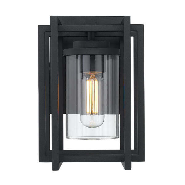 Tribeca Natural BlackOne-Light Outdoor Wall Sconce, image 2